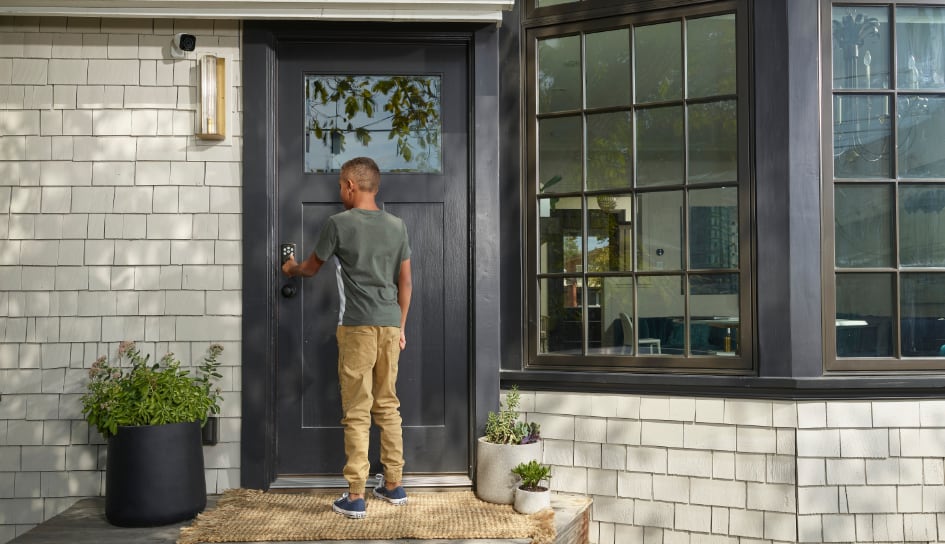 Vivint Smart Lock on home in Colorado Springs